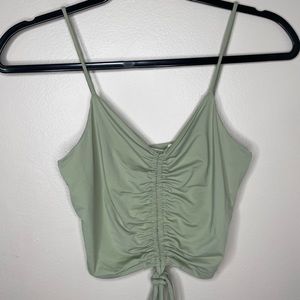 Sage Green Cropped Top